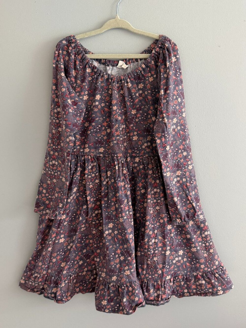 City Mouse Floral Twirl Gather Dress 6